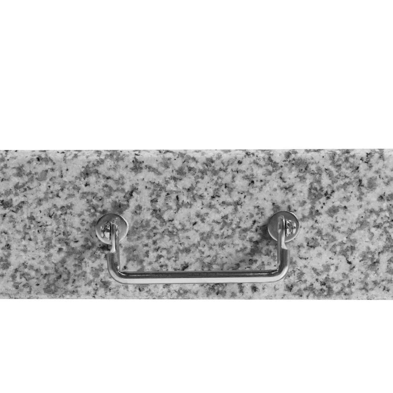 Granit Grundplatte ca. 140 kg mit Rollen